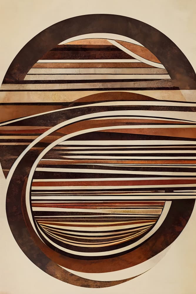 Earthly Striations by Treechild — canvas wall art