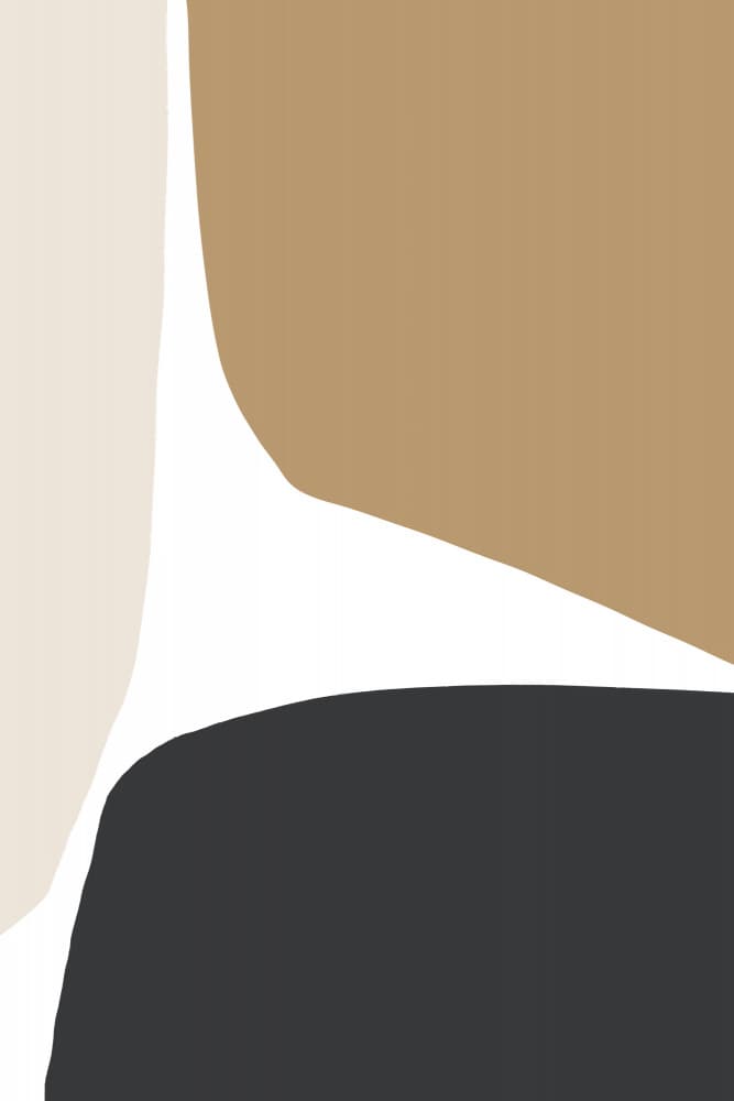Geometric Shapes in Neutral Tones by uplusmestudio — canvas wall art
