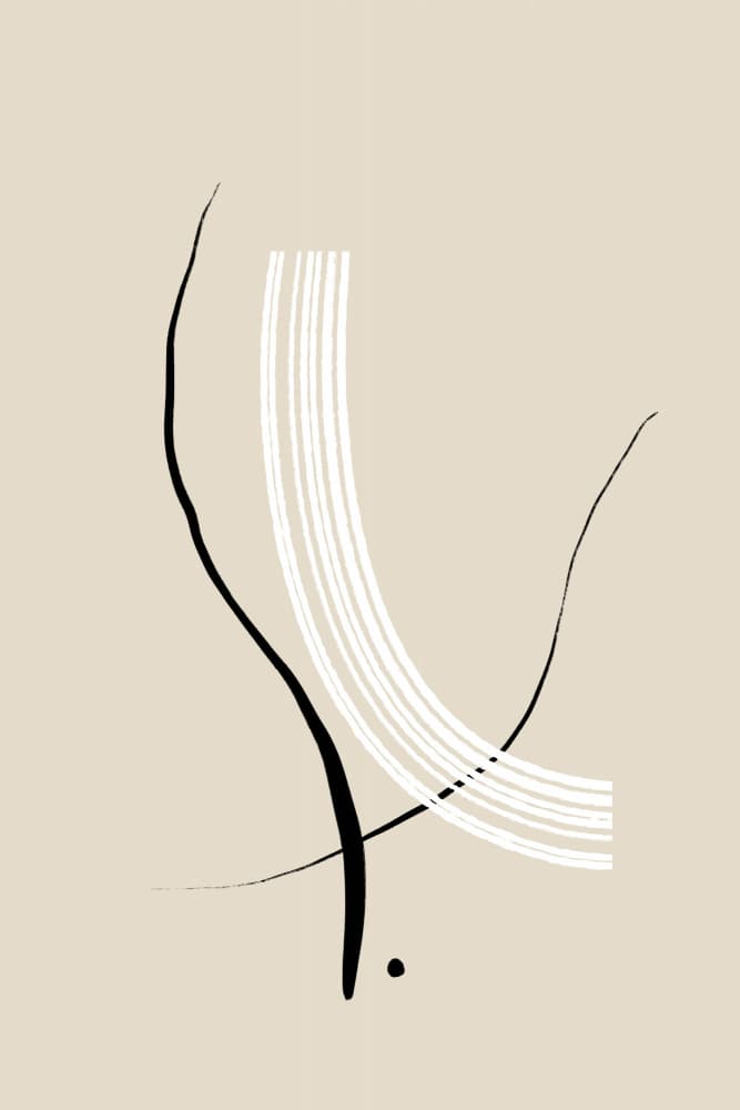 Curved Elegance by uplusmestudio — canvas wall art
