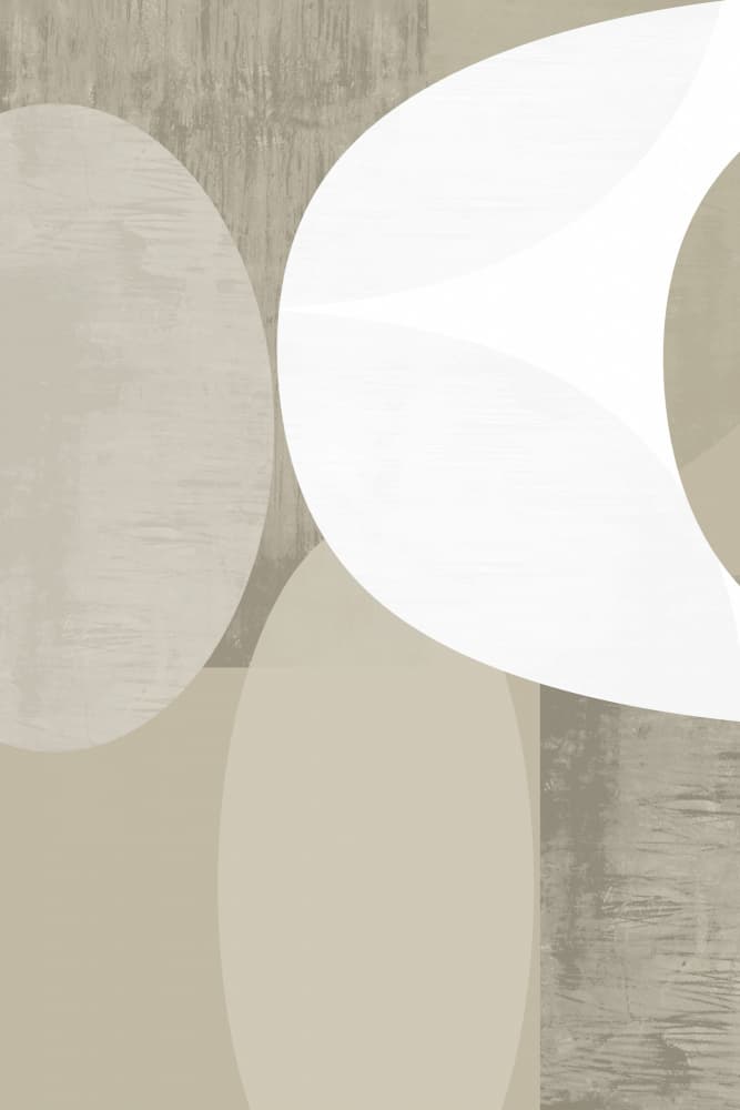 Organic Neutral Shapes by cartissi — canvas wall art