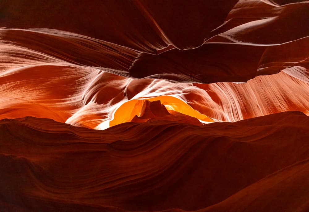 Desert Canyon Glow by Johnson Huang — canvas wall art