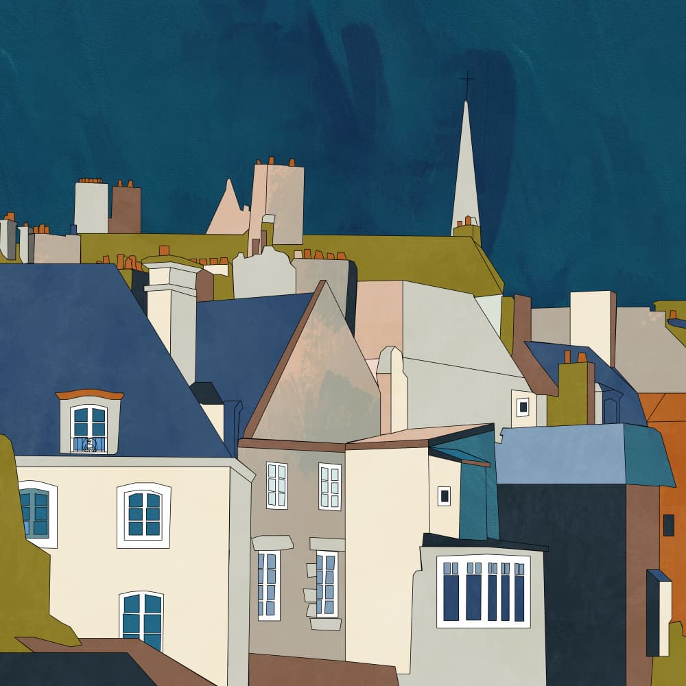 Saint Malo Kopie by Ana Rut Bre — canvas wall art