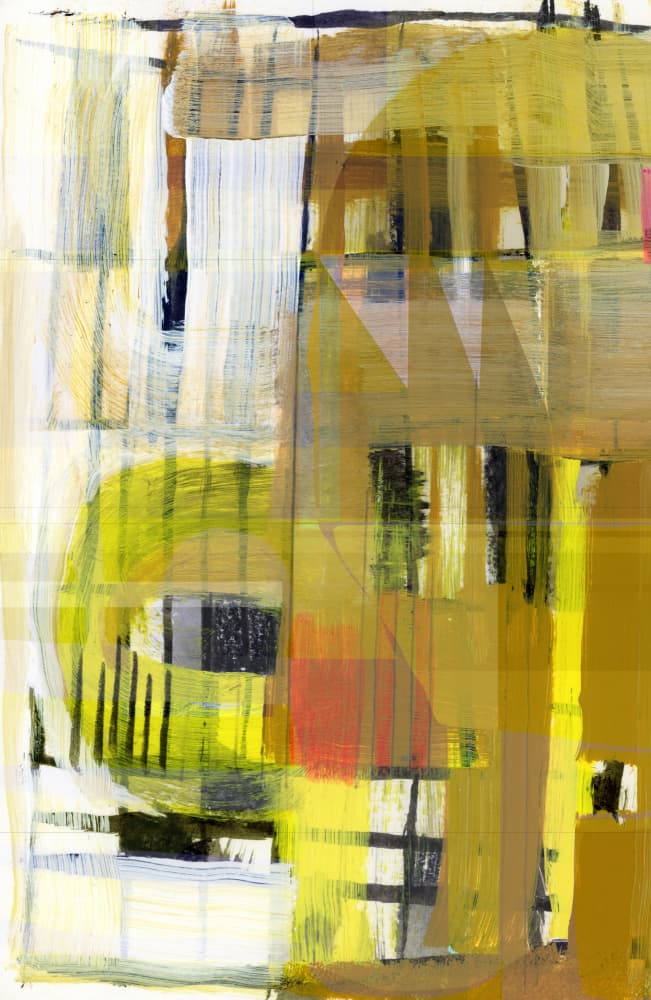 Vibrant Abstract Layers by cartissi — canvas wall art
