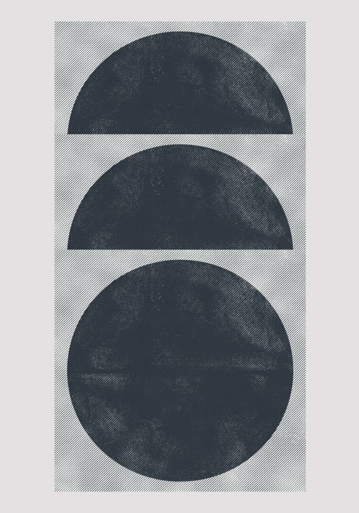 Geometric Harmony by THE MIUUS STUDIO — canvas wall art