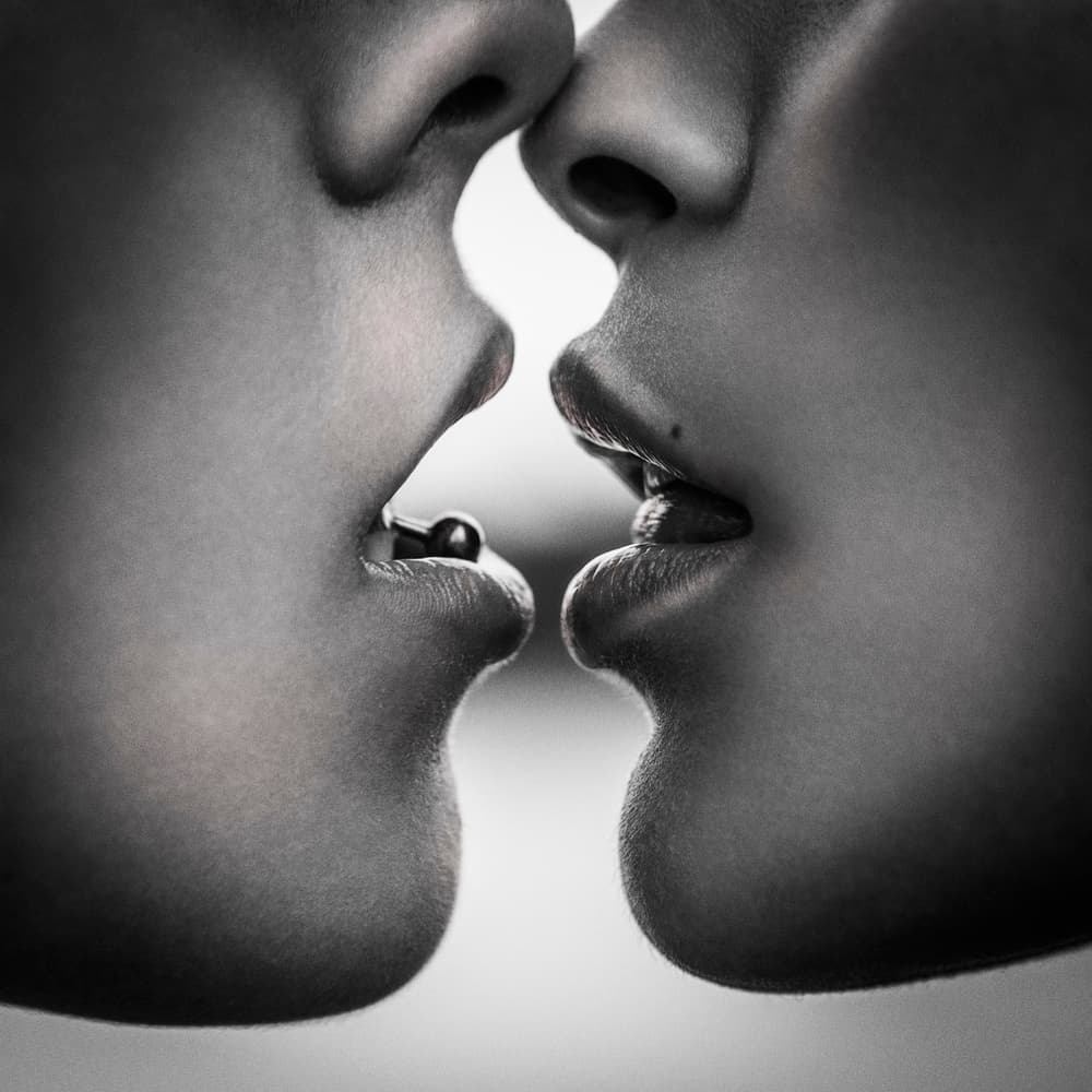 Tender Kiss by Jackson Carvalho — canvas wall art