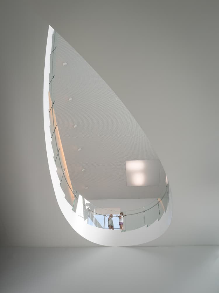 Modern Architectural Curve by Michel Groleau — canvas wall art