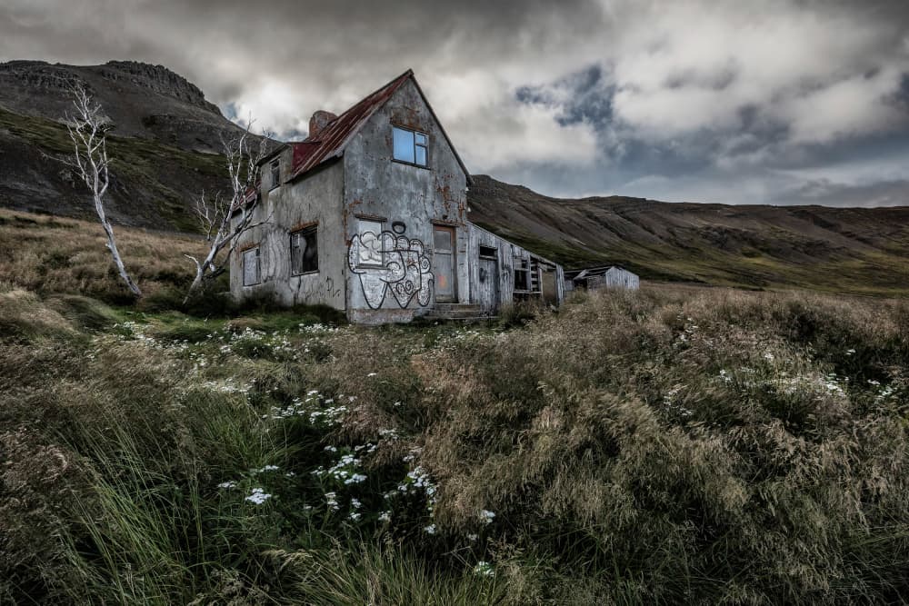 Abandoned Mountain Home by Bragi Ingibergsson - BRIN — canvas wall art
