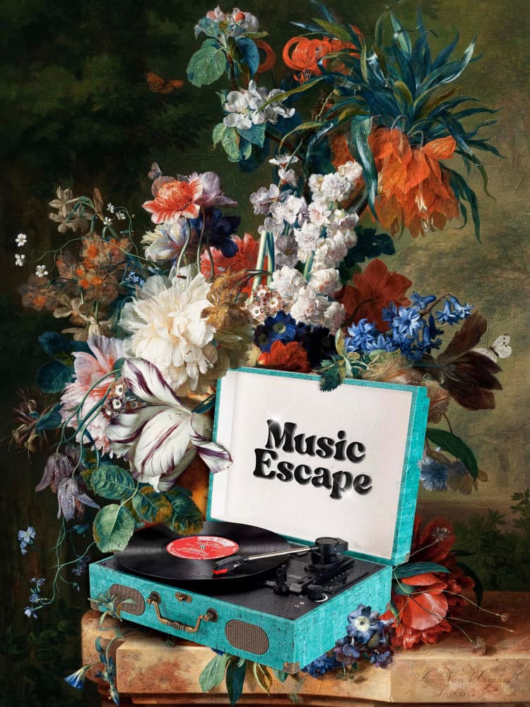 Music Escape by Dikhotomy — canvas wall art