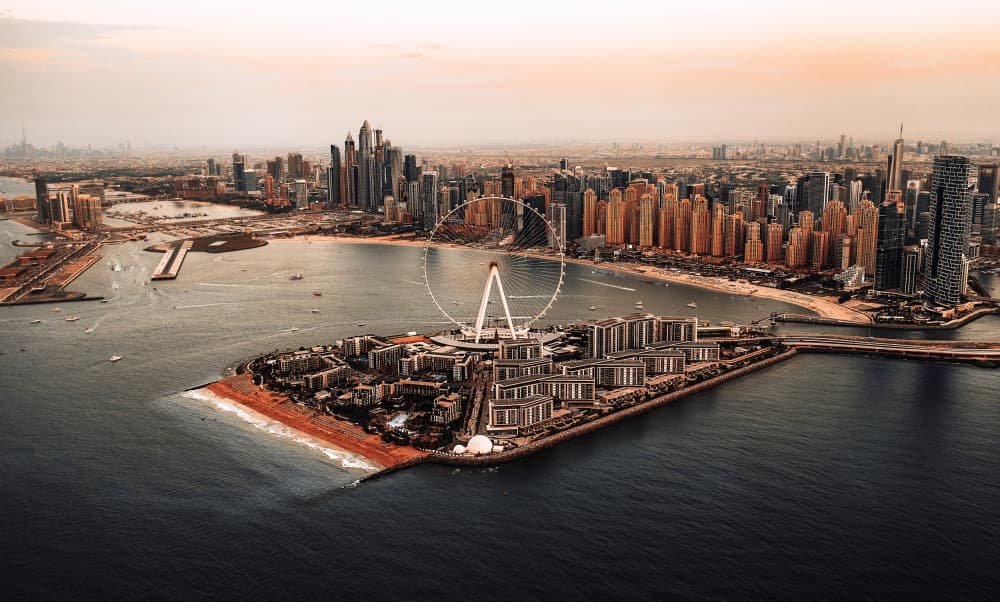 Coastal City Ferris Wheel by Carmine Chiriacò — canvas wall art