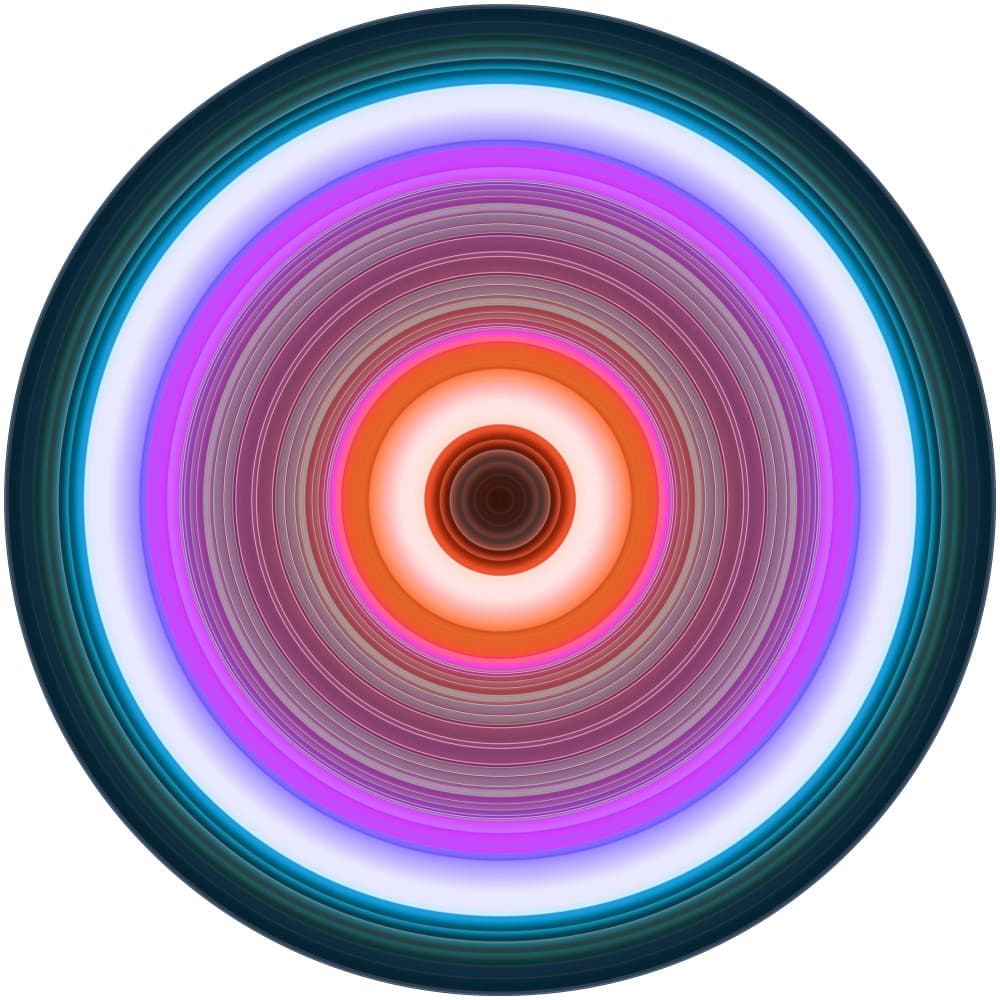 Colorful Abstract Circles by PASLIER Morgan — canvas wall art