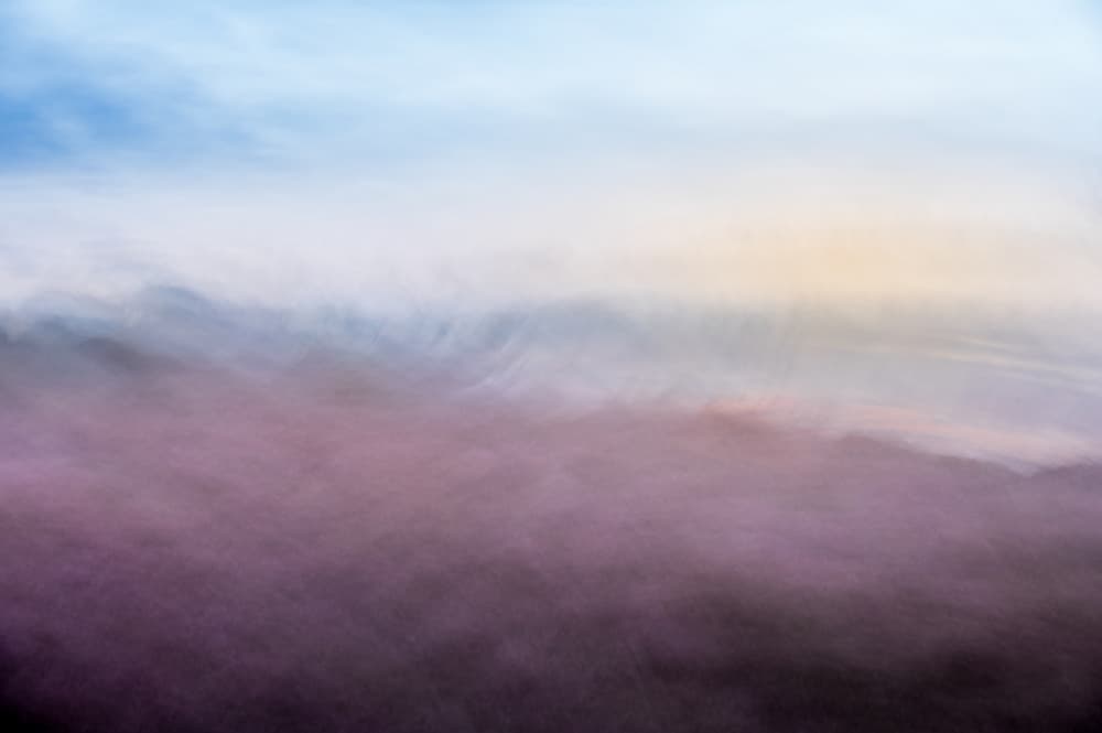 Soft Blue Purple Haze by Ina Bouhuijzen — canvas wall art