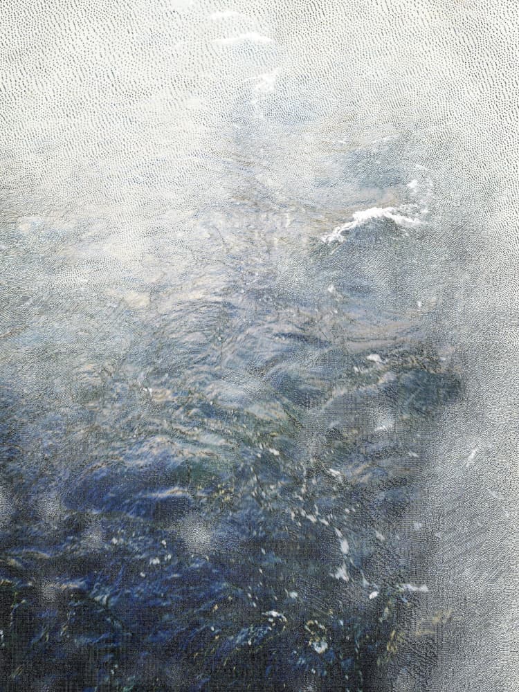Dynamic Blue Water by Angelo Cerantola — canvas wall art