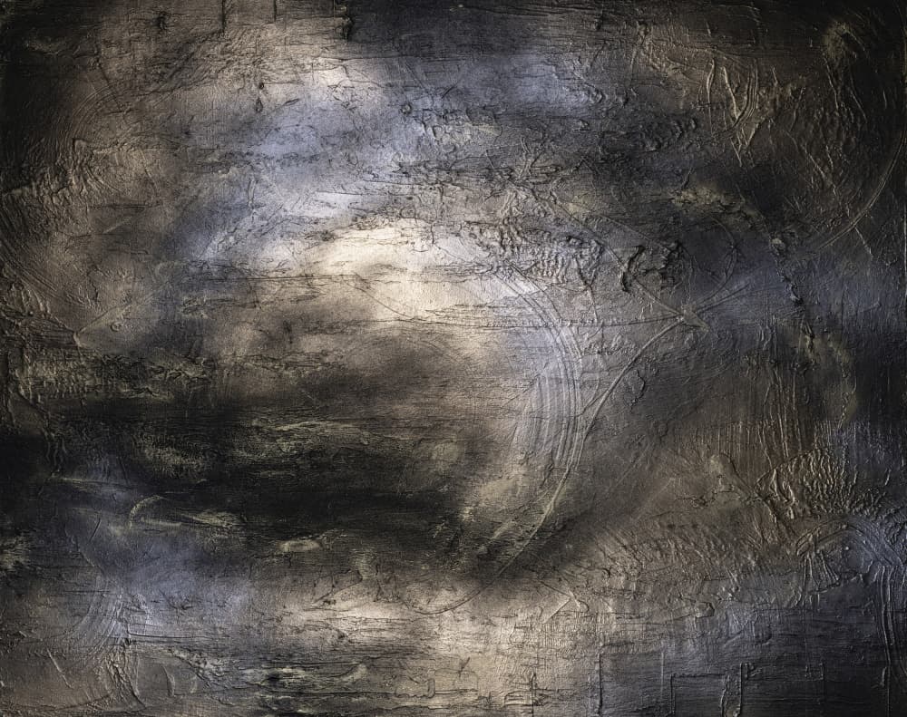 Textured Metallic Abstract by Anete Purina-Purite — canvas wall art