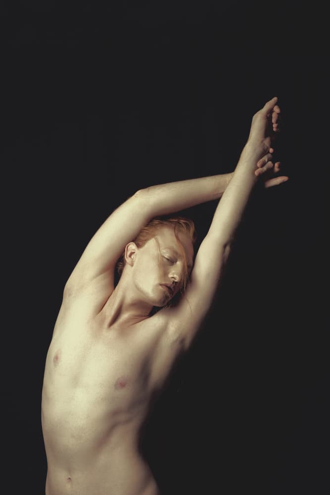 Serene Human Form by Lech Radecki — canvas wall art