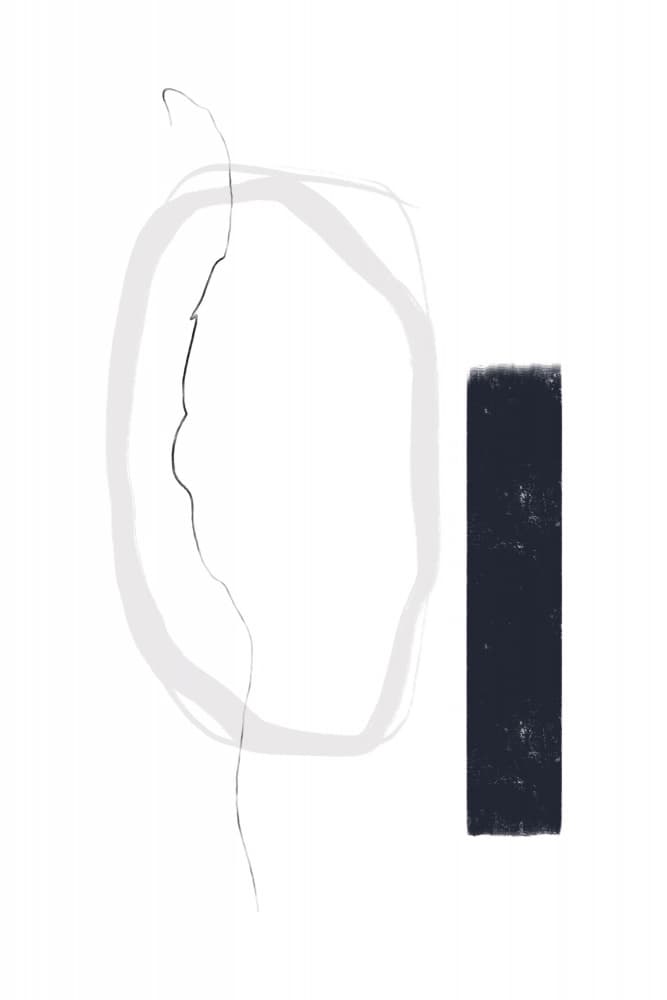 Black And Gray Lines by uplusmestudio — canvas wall art