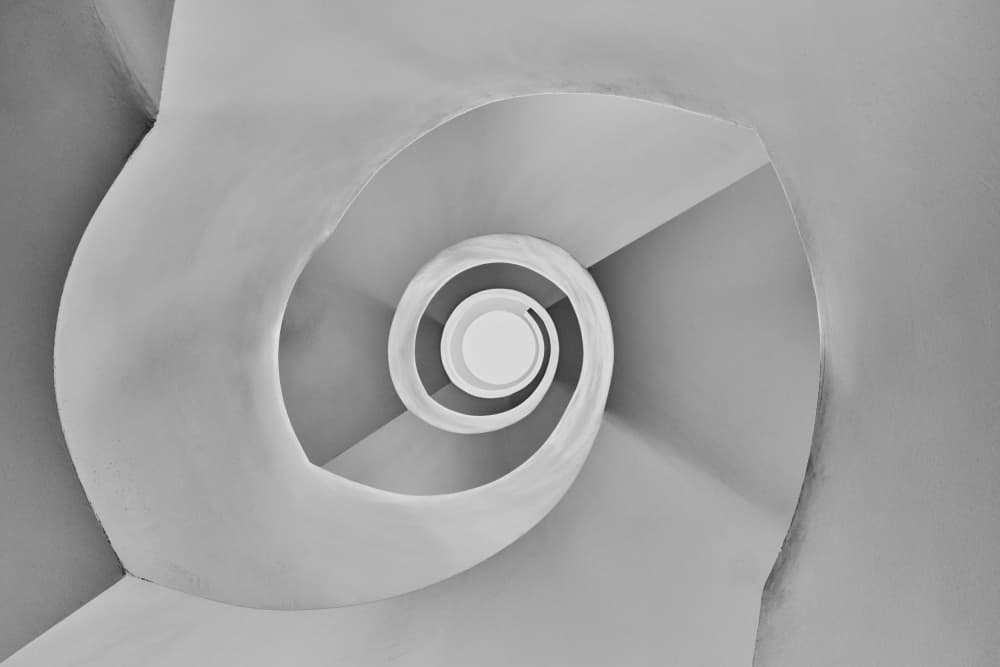 Infinite Spiral Ascent by Radek Pohnan — canvas wall art