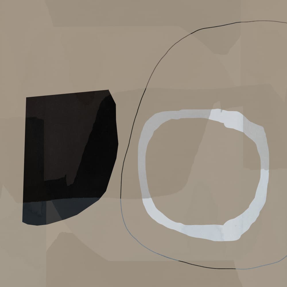 Abstract Shapes and Lines by cartissi — canvas wall art