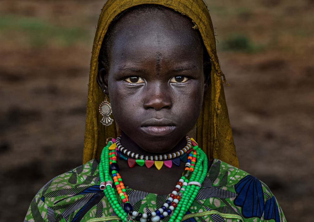 Young African Gaze by Joxe Inazio Kuesta Garmendia — canvas wall art