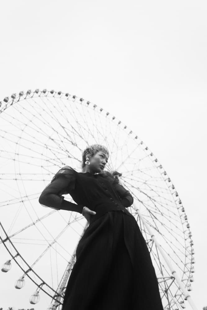 Elegant Ferris Fashion by Hiro Fukuda — canvas wall art