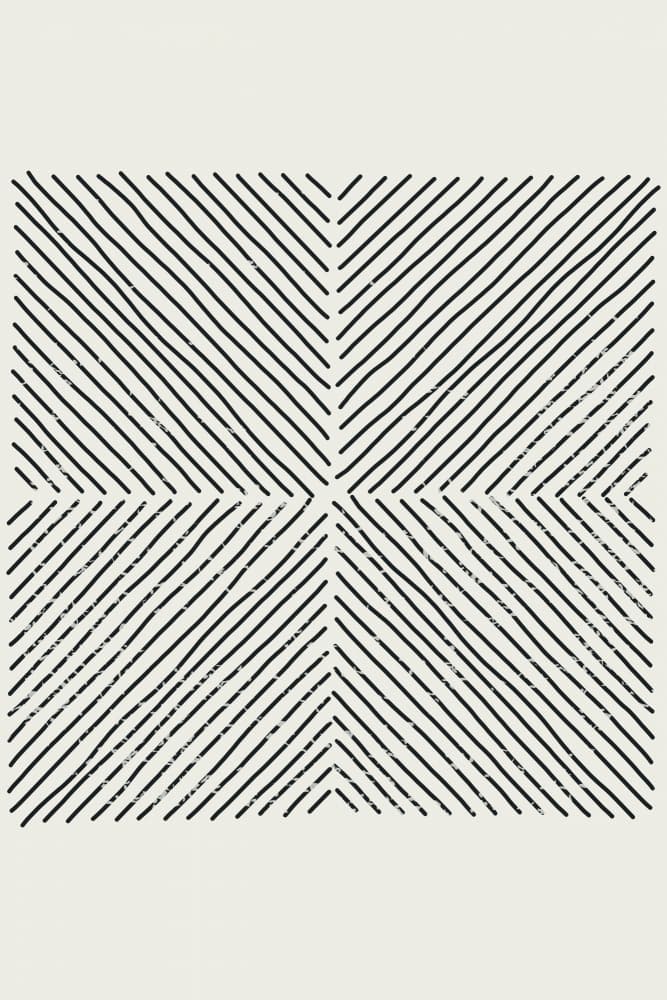 Distressed Geometric Pattern by jay stanley — canvas wall art