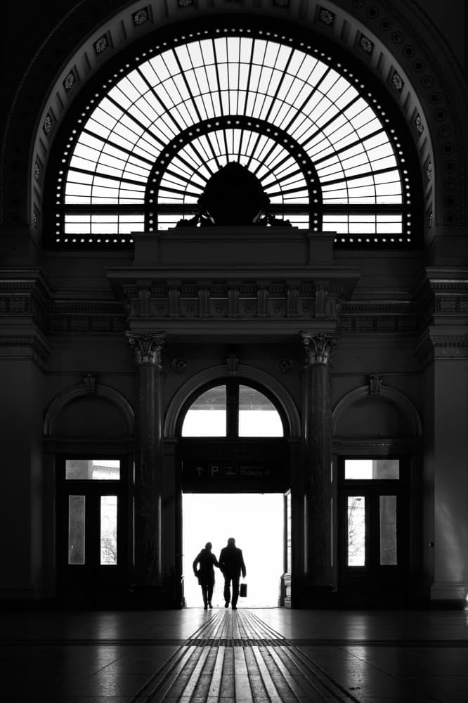 Grand Archway Silhouettes by Tamas Dragon — canvas wall art