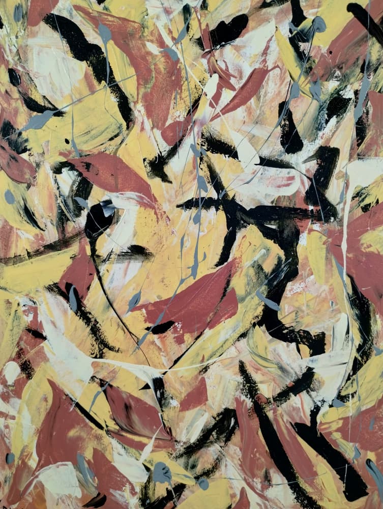 Vibrant Abstract Gestures by Michael Cross — canvas wall art