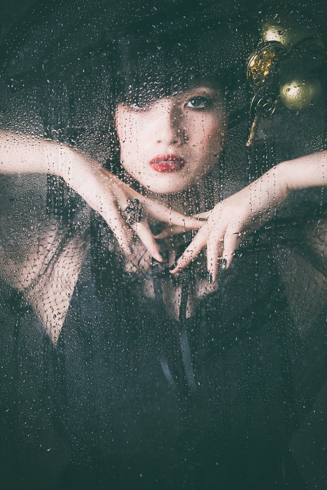 Woman's Rainy Gaze by Daisuke Kiyota — canvas wall art