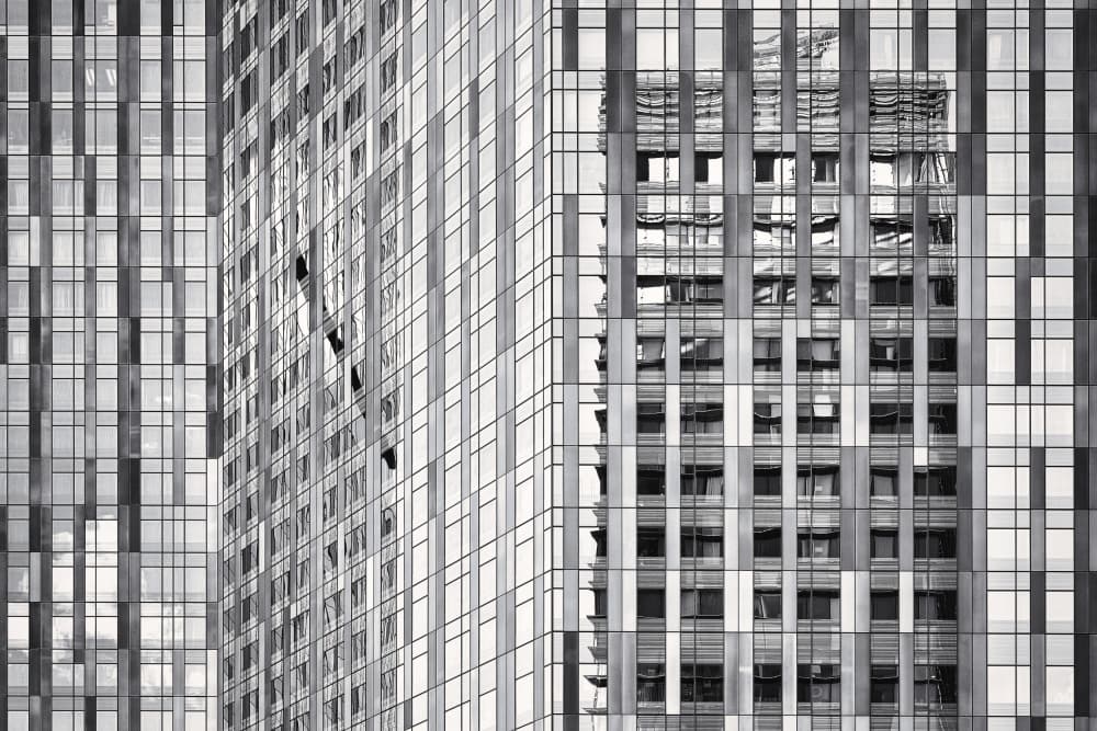 Urban Glass Facades by Andreas Klesse — canvas wall art