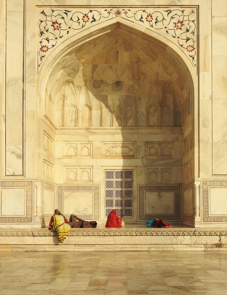 Sunlit Archway Rest by Roxana Labagnara — canvas wall art