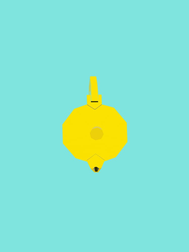 Bright Minimal Pendulum by Elizabeth C — canvas wall art