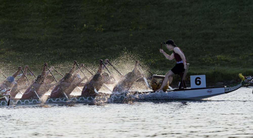 Dragon Boat Race by Betty Liu — canvas wall art