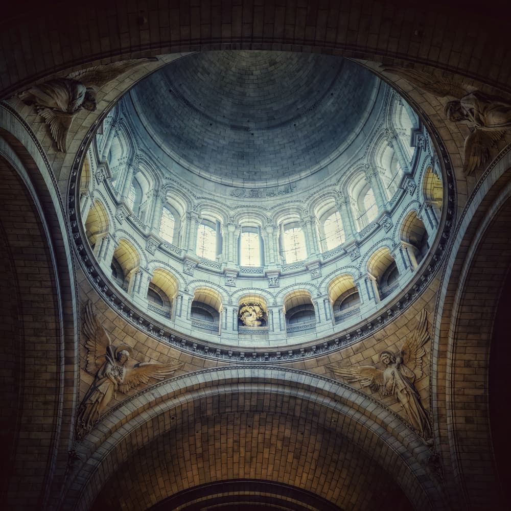 Sacred Dome Interior by Branko Markovic — canvas wall art