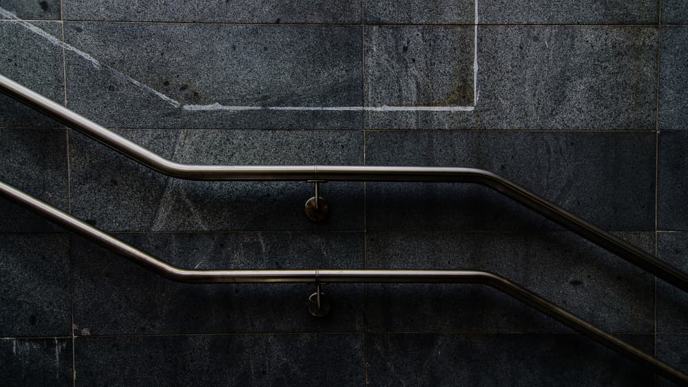 Dark Modern Handrails by Flavio Bertazzi — canvas wall art