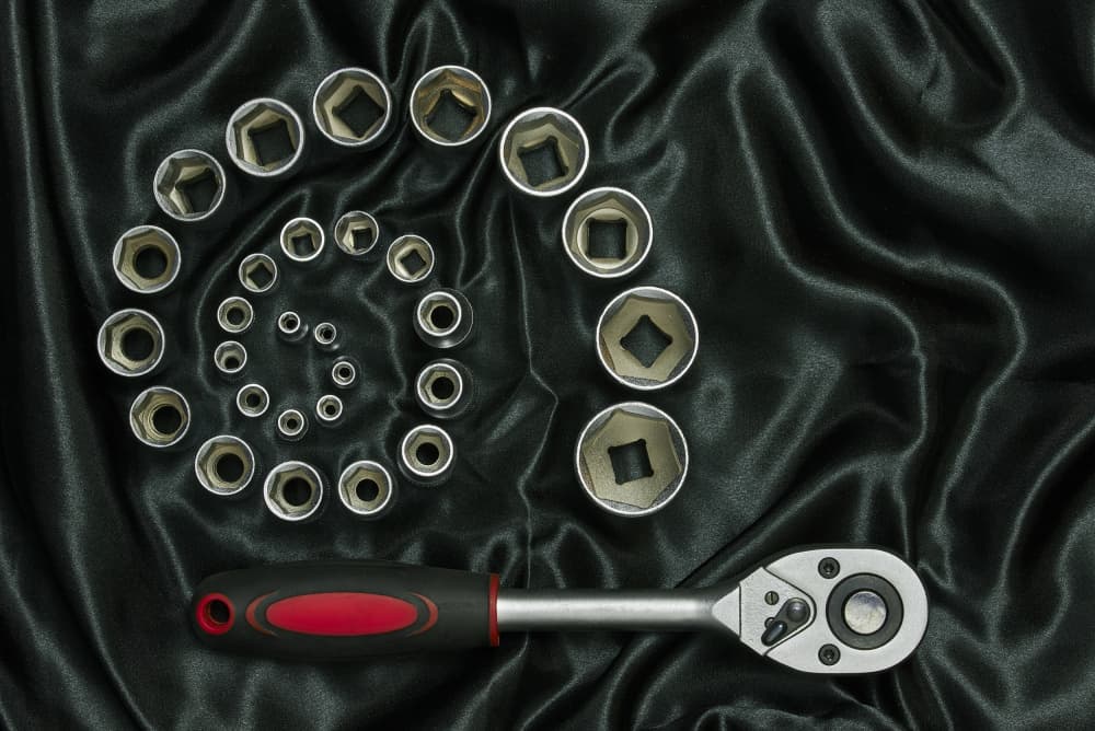 Mechanic's Socket Spiral by Tom Pavlasek — canvas wall art