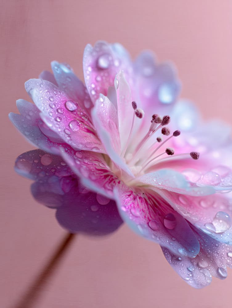 Dreamy Dewdrop Flower by Treechild — canvas wall art