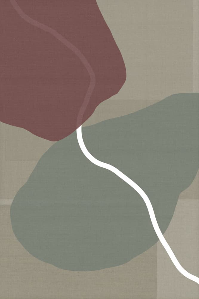 Calm Organic Flow by cartissi — canvas wall art