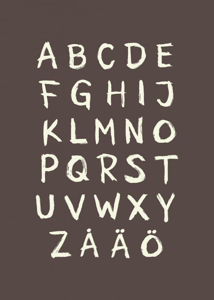 Modern Alphabet Letters by Aminah Eleonora — canvas wall art