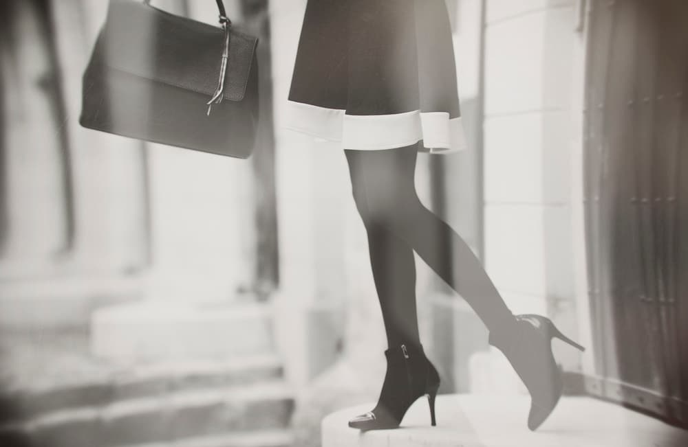 Elegant City Stroll by Krisztina Lacz — canvas wall art