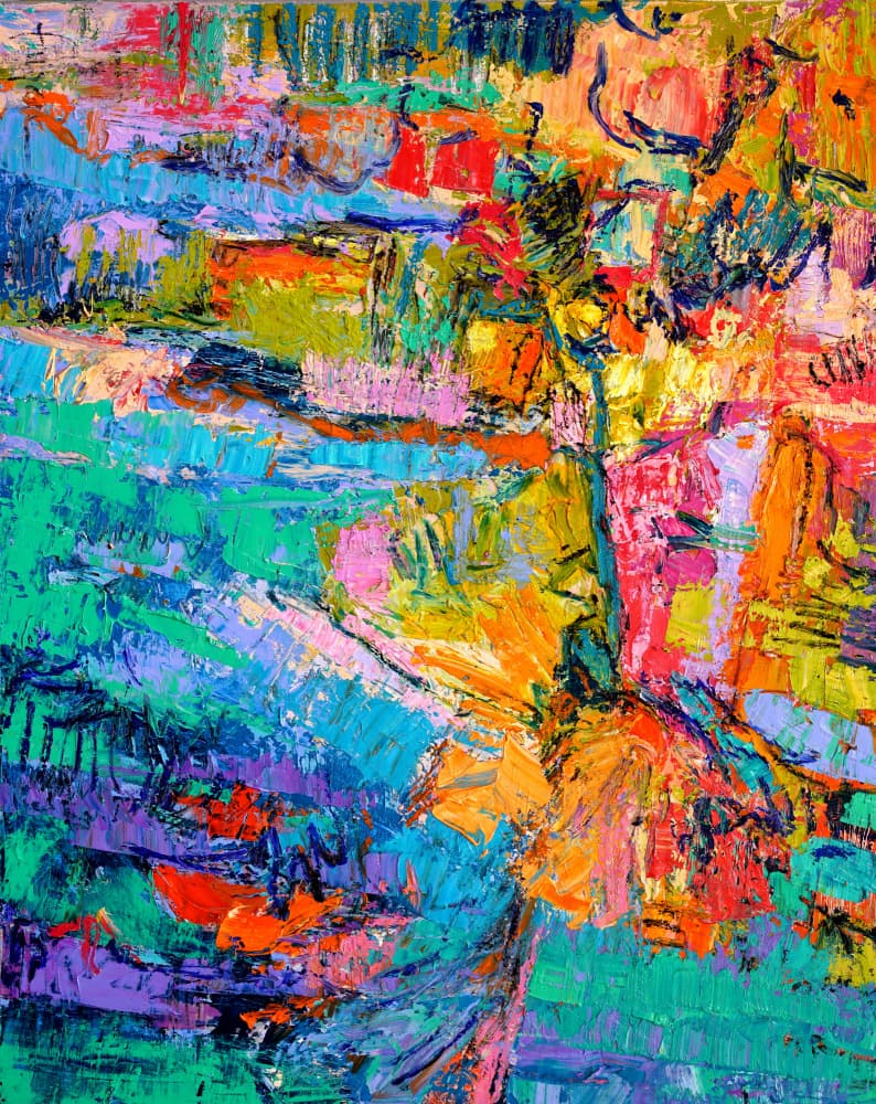 Abstract Color Palette by Dorothy Fagan — canvas wall art