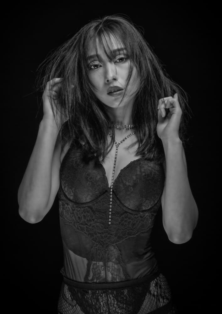 Sensual Dark Portrait by YASUTOSHI HONJO — canvas wall art