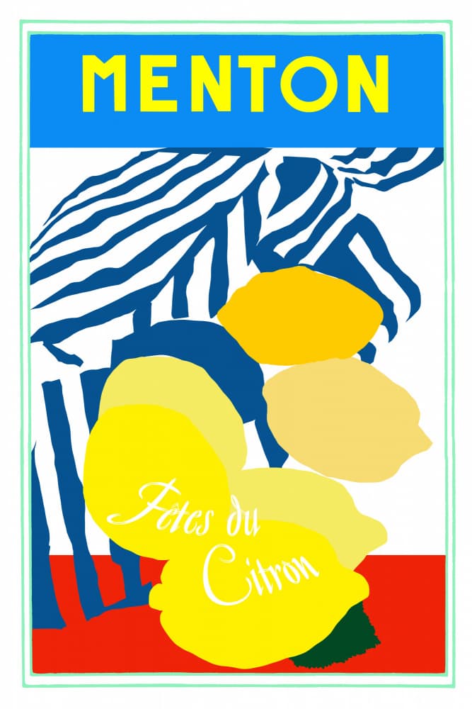 Menton Lemon Festival by cartissi — canvas wall art