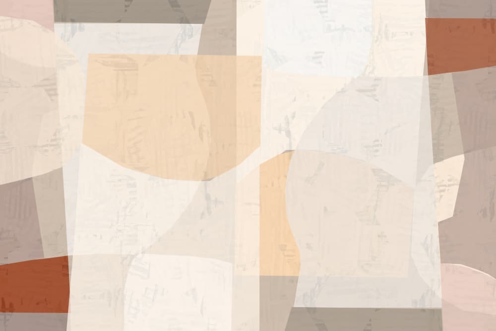 Earthy Abstract Layers by cartissi — canvas wall art