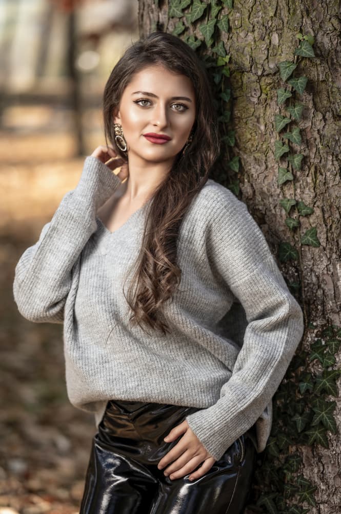 Autumn Fashion Portrait by Cristian Pavel — canvas wall art