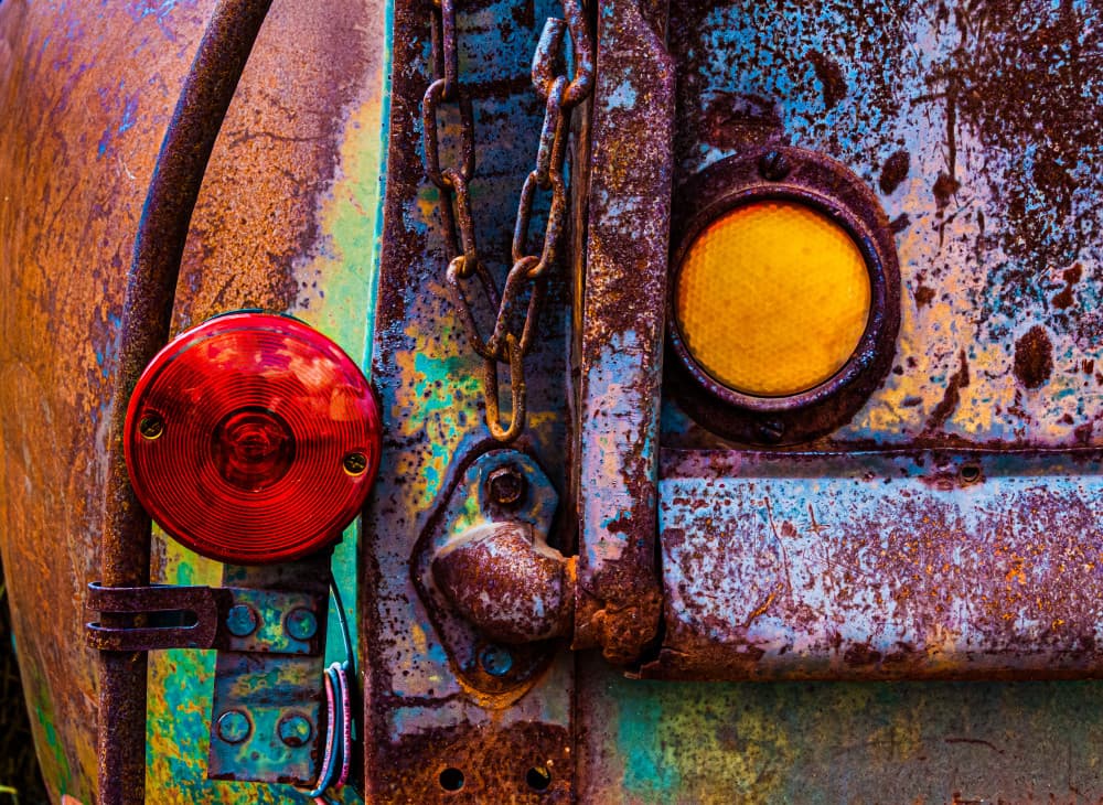 Aged Industrial Texture by Andrew Beavis — canvas wall art