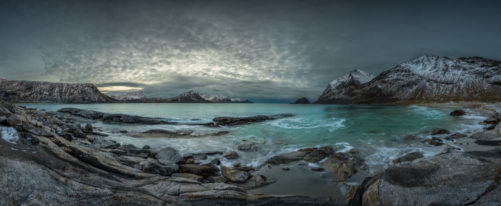 Dramatic Arctic Beach by Haim Rosenfeld — canvas wall art