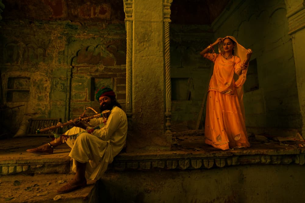 India's Timeless Serenade by SAMIR KUMAR SAMANTA — canvas wall art