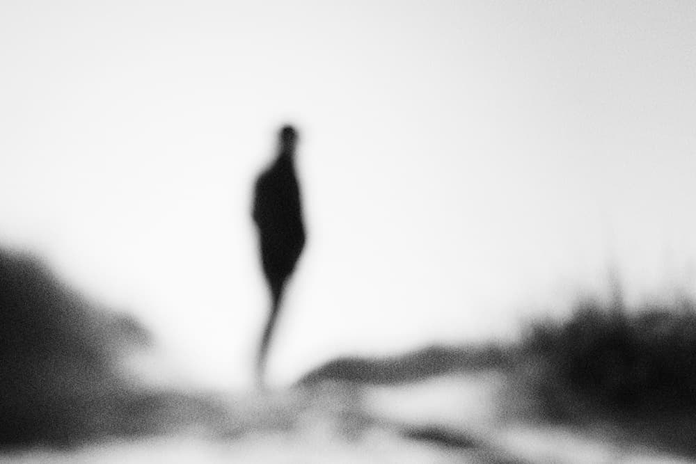 Blurred Solitary Man by Rui Correia — canvas wall art
