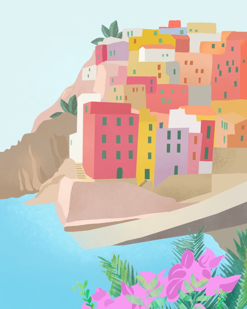 Italy by Petra Lizde — canvas wall art