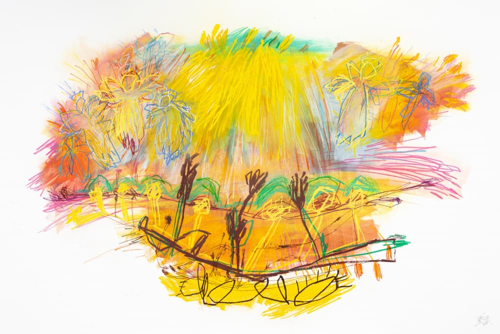 Sunlit River Celebration by Mette Rix — canvas wall art