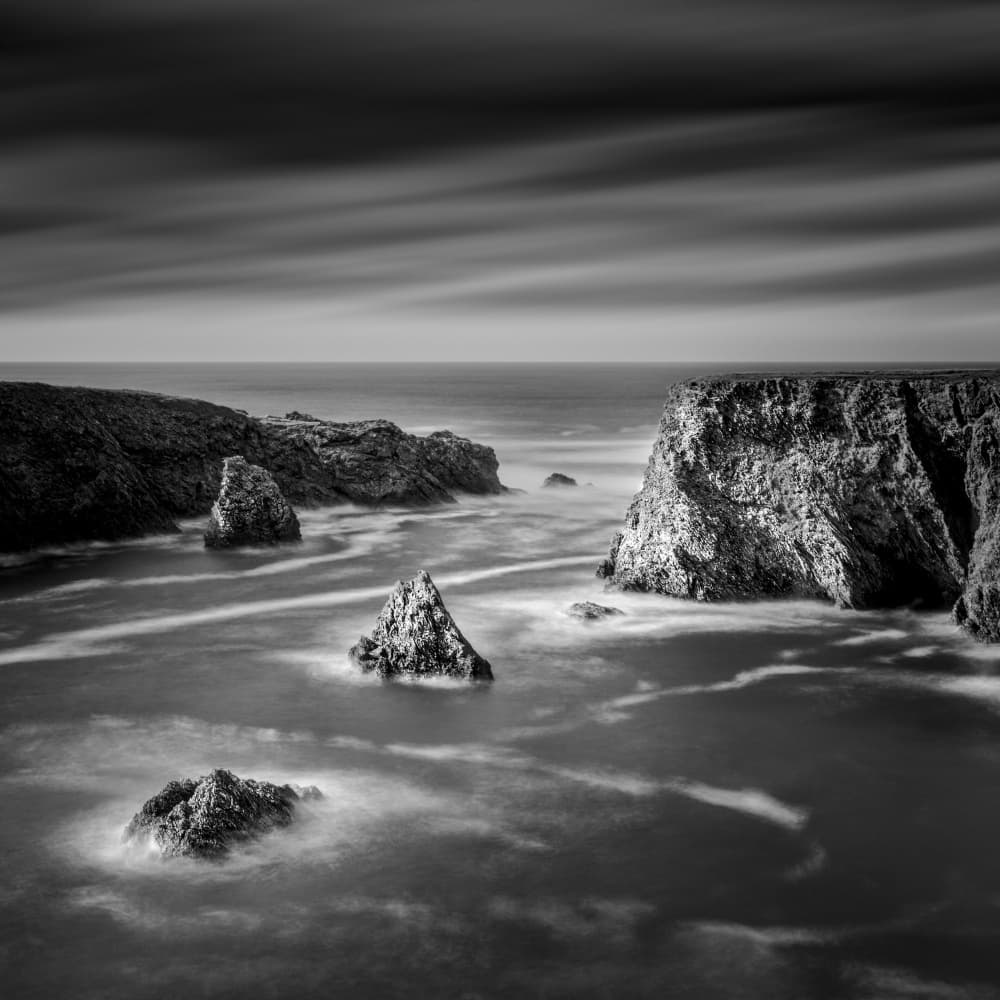 Dramatic Coastal Serenity by av peteghium — canvas wall art